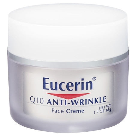 Eucerin Q10 Anti-Wrinkle Face Cream for Sensitive Skin 1.7 Oz Jar - Bellso